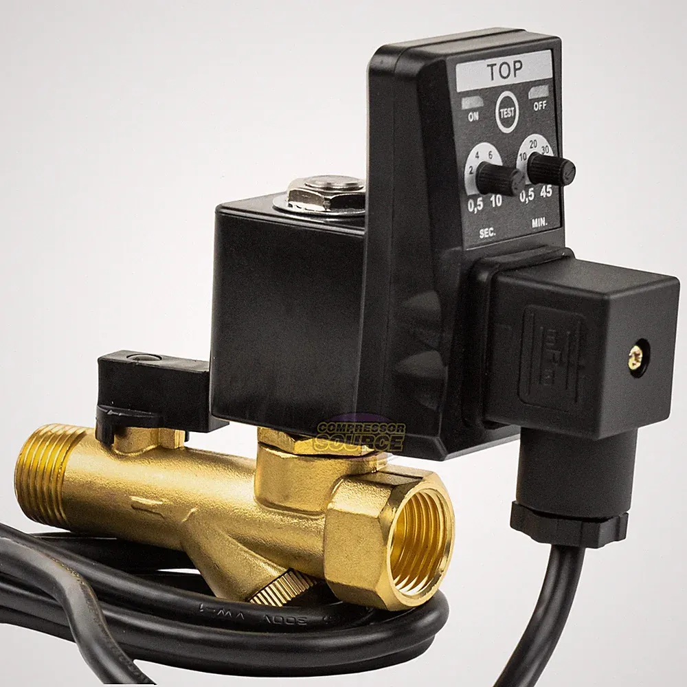 Compressor Automatic Electronic Timed Air Tank Water Moisture Drain Valve Timer