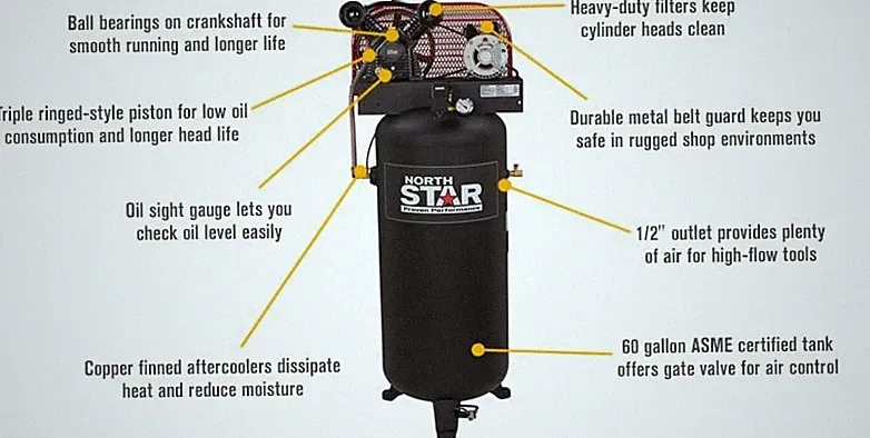 northstar air compressor valves